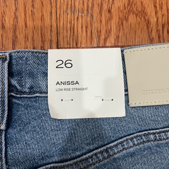 Citizens Of Humanity Anissa Blue Straight Leg Jeans - Picture 9 of 11